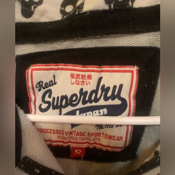 Superdry skull hoodie size S - Picture 2 of 3